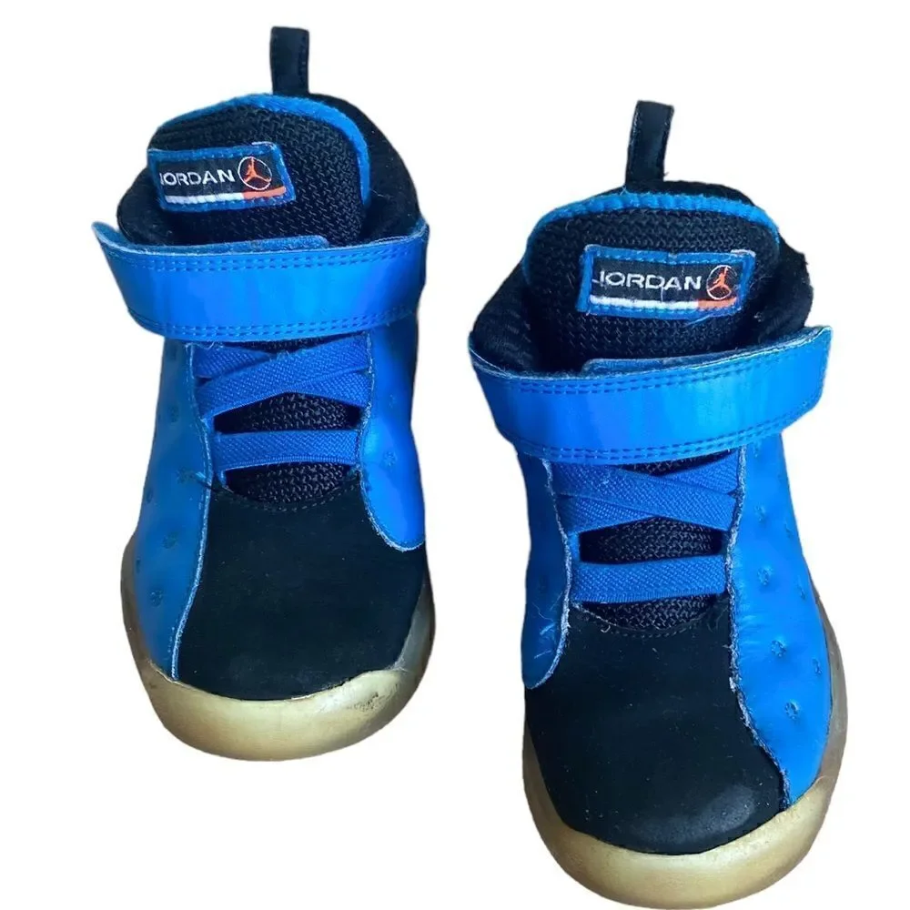 Nike Air Jordan Jumpman Team II Premium BT Baby Toddlers Shoes Blue Size 9C